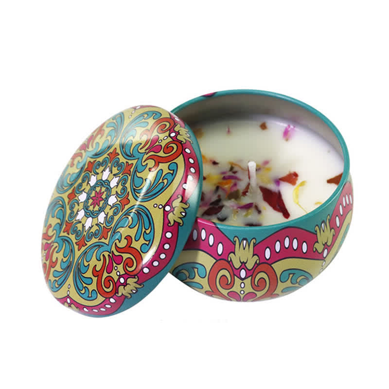 White Tea Ginger Flower Lavender Gardenia Scented Soy Wax Candle Gift For Family Friends - Blue Campanula - image 17