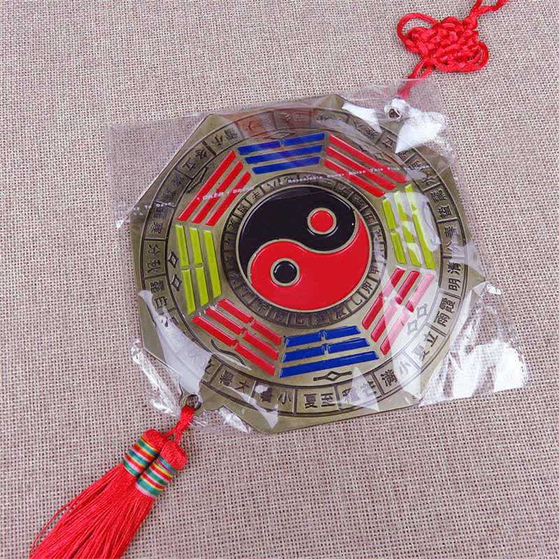 Feng Shui Bagua Map Chinese Knotting Harmony Energy Map Mirror - image 27