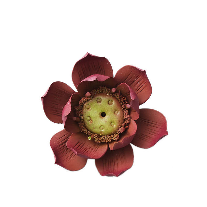 Tibetan Lotus Positive Peace Incense Burner Decoration - image 11