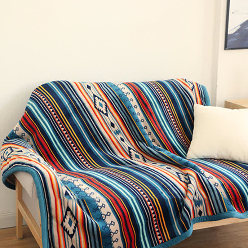 Geometric Warm Soft Bed Throw Blanket - image 3