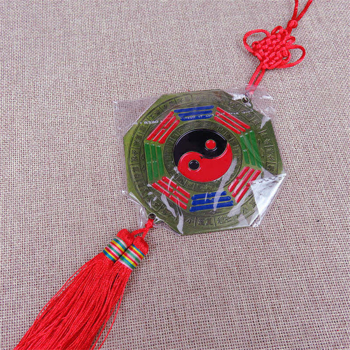 Feng Shui Bagua Map Chinese Knotting Harmony Energy Map Mirror - image 19