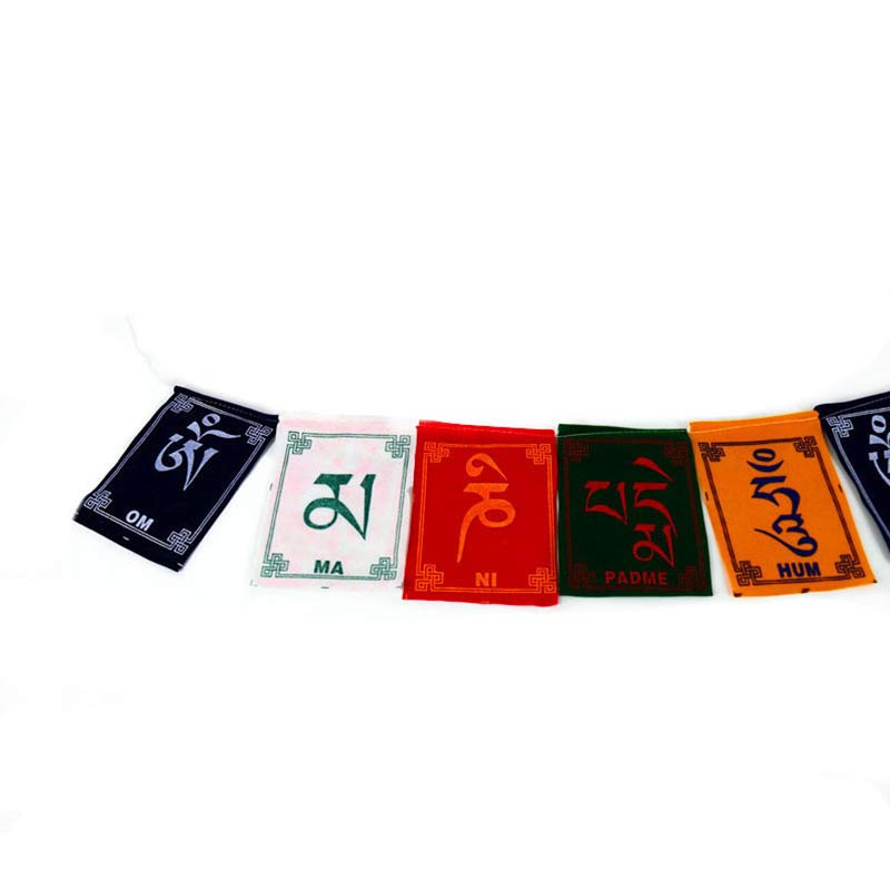 Tibetan Blessing Windhorse Om Mani Padme Hum Outdoor Car Prayer Flag Decoration - image 9