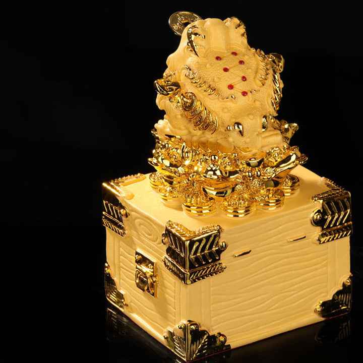 Feng Shui Money Frog Statue Luck Wealth Decoration - image 5