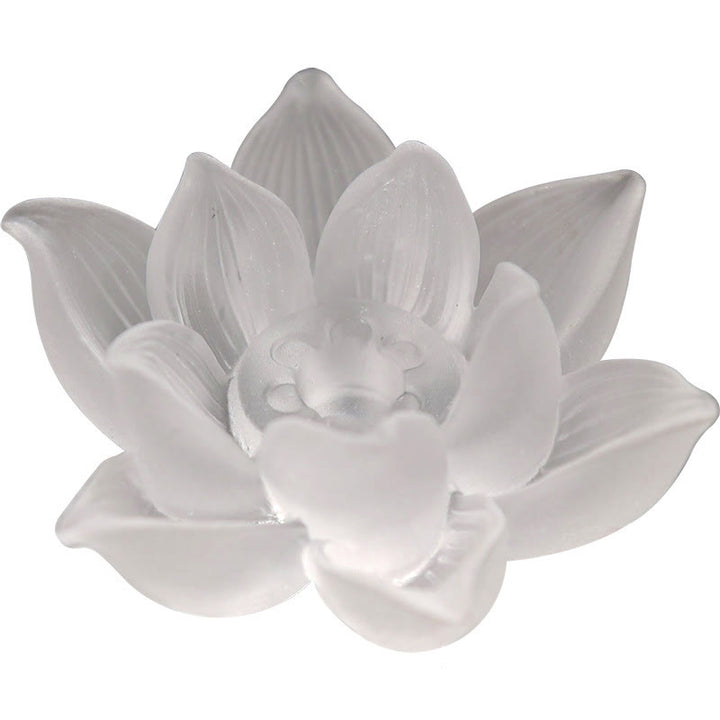 Mini Lotus Liuli Crystal Healing Meditation Stick Incense Burner - image 7