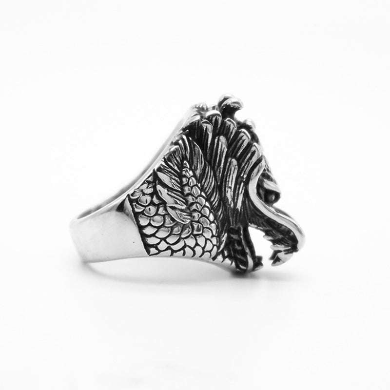 Dragon Balance Titanium Steel Ring