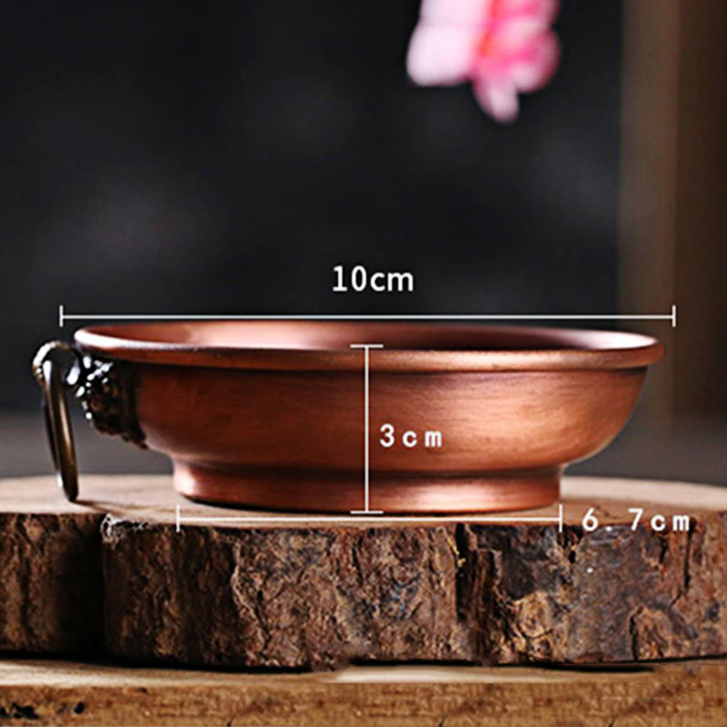 Buddha Stones Small Copper Prayer Altar Portable Burning Holder Incense Sage Smudging Rituals Use Items - image 11