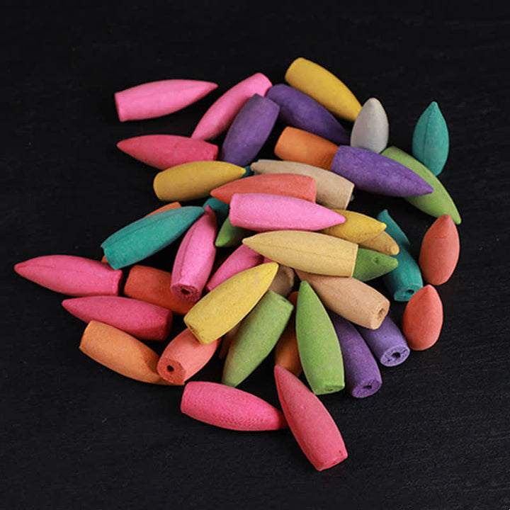 Mixed Floral Aroma Sandalwood Backflow Incense 50 Cones Pack - image 4