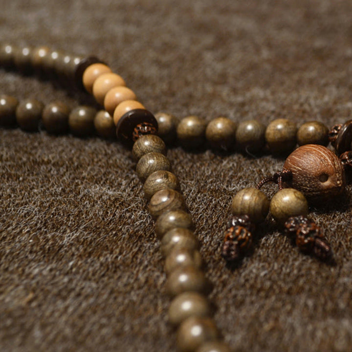 Tibetan Sandalwood Protection Charm Mala Bracelet - image 13