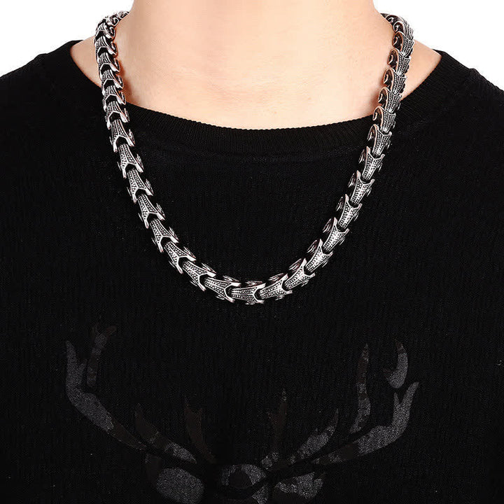 Buddha Stones Dragon Pattern Titanium Steel Protection Necklace Pendant Bracelet - image 15