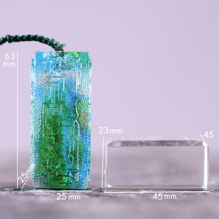 Feng Shui Handmade Liuli Crystal Art Piece Home Office Decoration - image 10