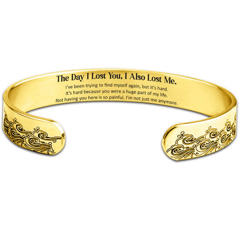 The Day I Lost You Memorial Harmony Bracelet Bangle - Gold - image 5