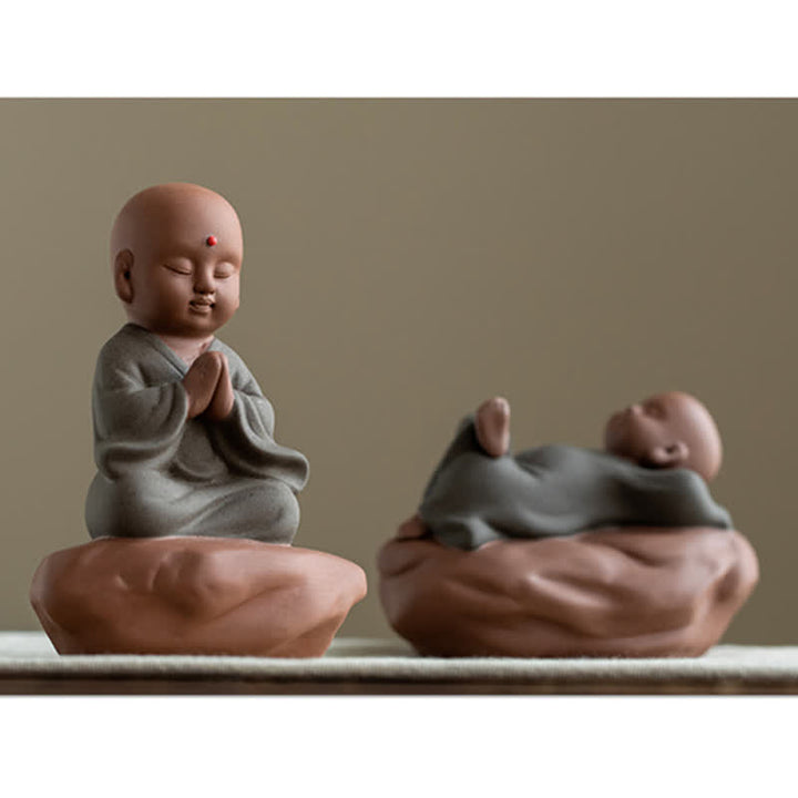 Black Peach Wood Buddha Flower Calm Cure Decorations - image 14