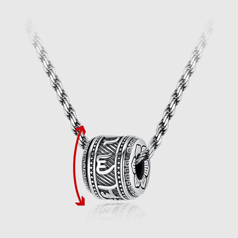 Buddha Stones Tibet Om Mani Padme Hum Protection Necklace Pendant - image 4