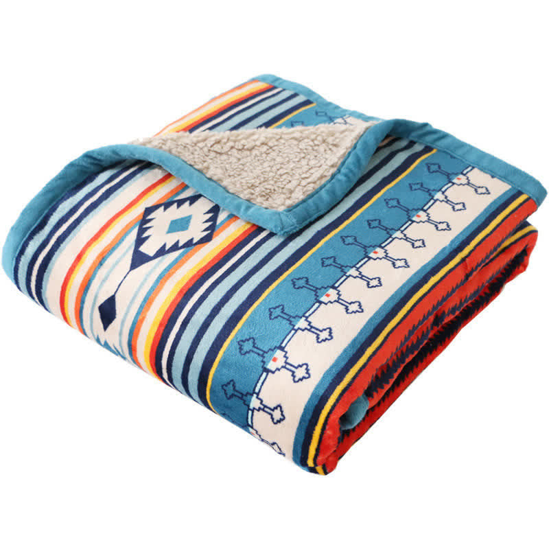 Geometric Warm Soft Bed Throw Blanket - image 21