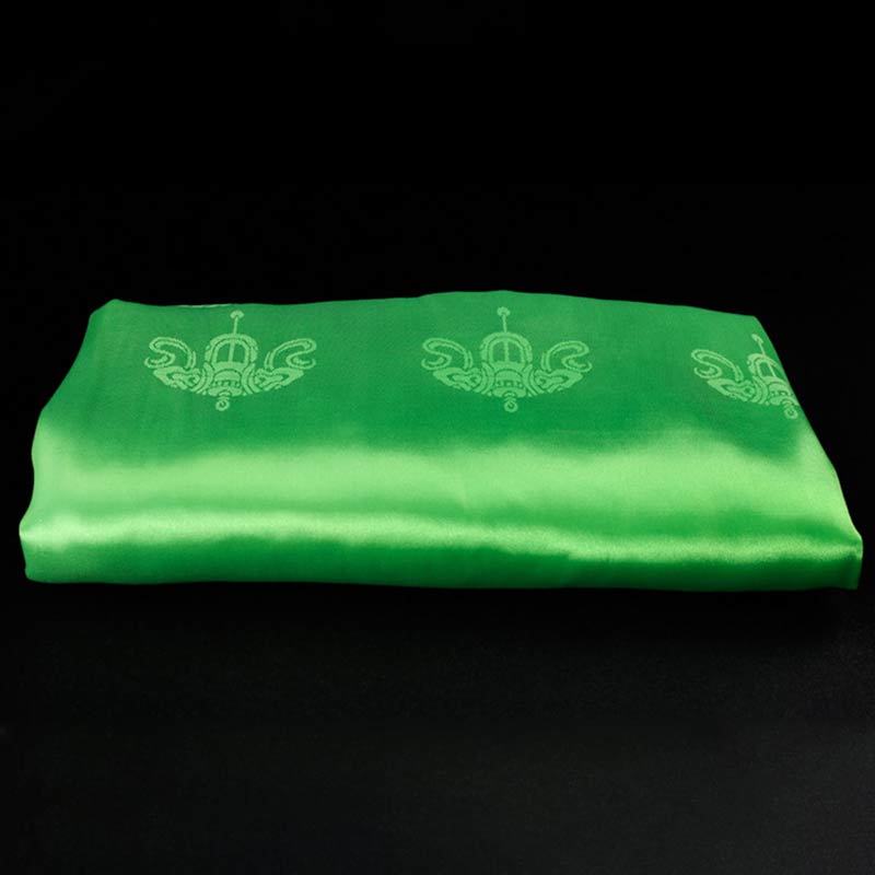 Tibetan Blessing Auspicious 5 Colors Khata Decoration - Green - image 8