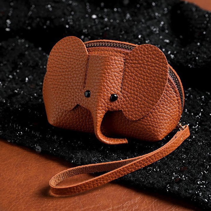Buddha Stones PU Leather Lucky Elephant Wristlet Wallet - Chocolate (Approx. 10 cm × 3 cm × 8 cm) - image 10