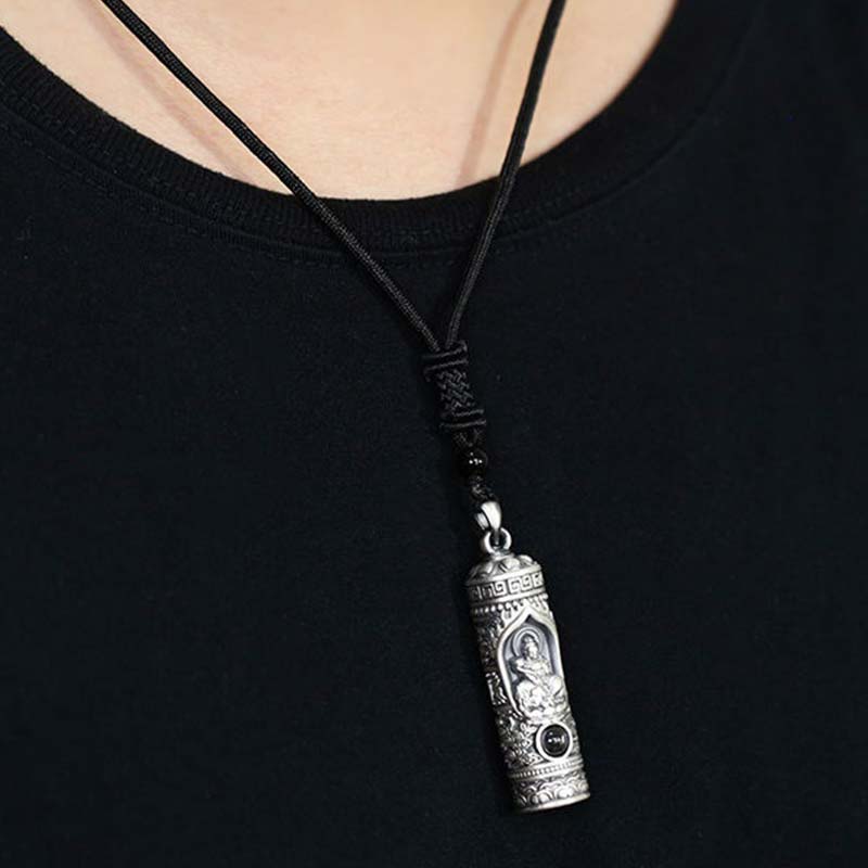 Chinese Zodiac Natal Buddha Projection Prosperity Necklace Pendant - image 2