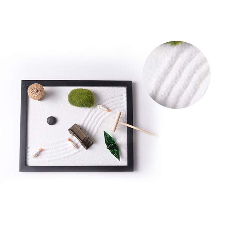 Koi Fish Small Bridge Grass Landscape Peace Meditation Zen Garden Decoration - image 8