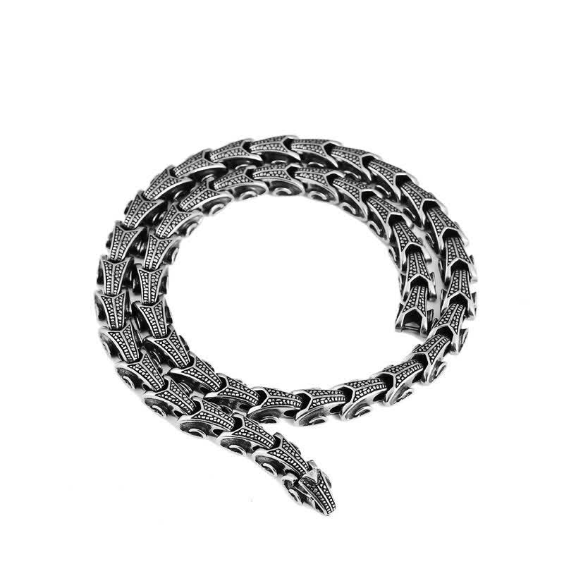 Buddha Stones Dragon Pattern Titanium Steel Protection Necklace Pendant Bracelet - image 20