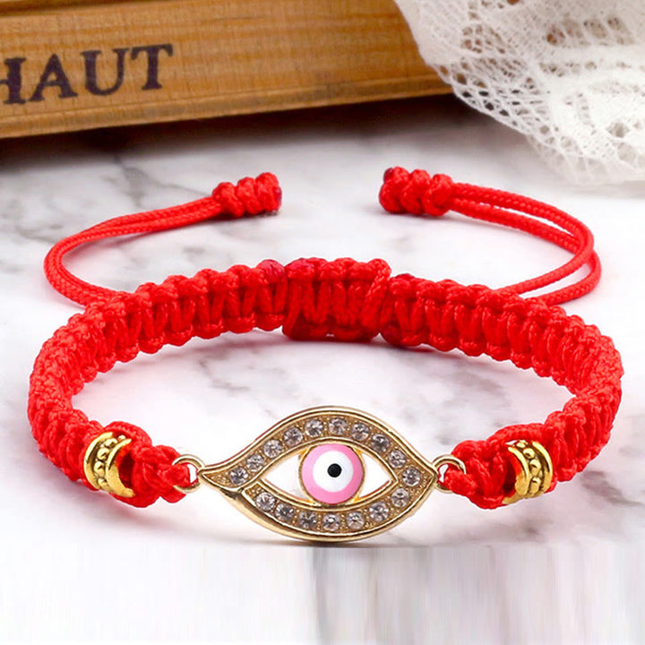 Buddha Stones Evil Eye Keep Away Evil Spirits String Bracelet