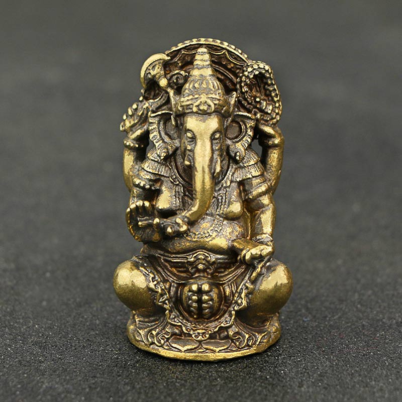 Ganesh Ganpati Elephant Statue Wealth Home Decor - image 1