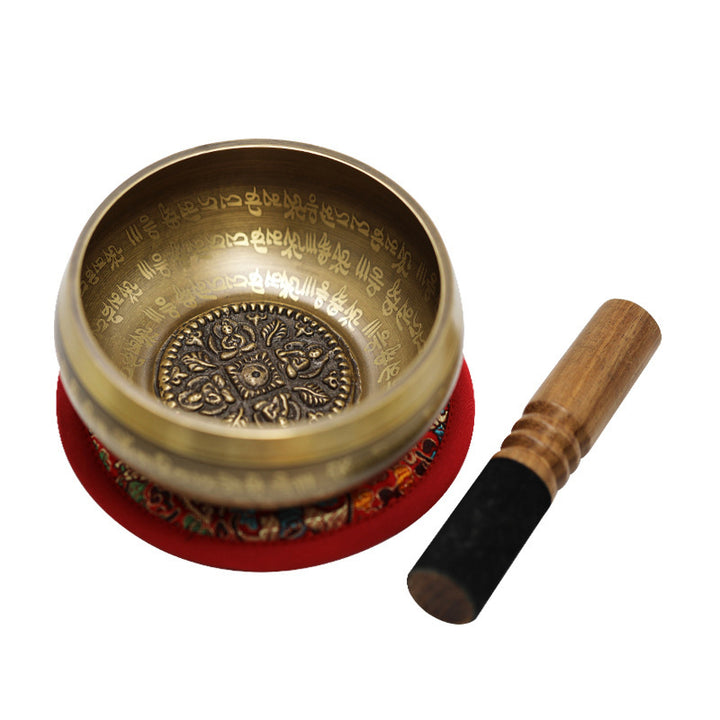 Tibetan Sound Bowl Handcrafted for Yoga Mindfulness and Meditation Singing Bowl Set - image 13
