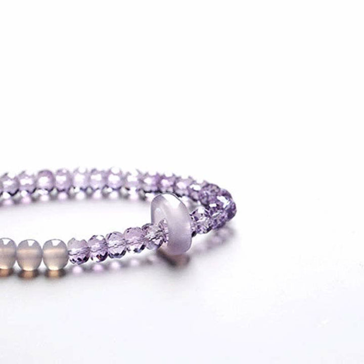 Natural Amethyst Crystal Meditation Healing Bracelet - image 19