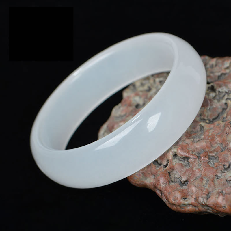 Natural Golden Silk Jade Wealth Luck Bracelet Bangle - image 6