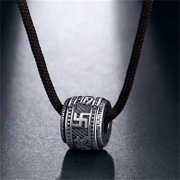 Buddha Stones Tibet Om Mani Padme Hum Protection Necklace Pendant - image 5