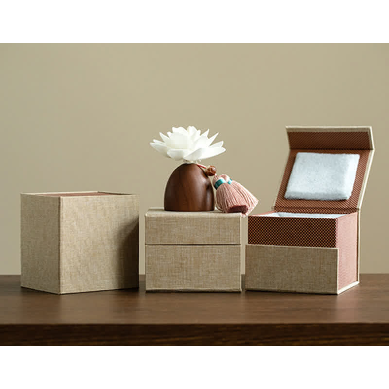 Black Peach Wood Buddha Flower Calm Cure Decorations - image 26