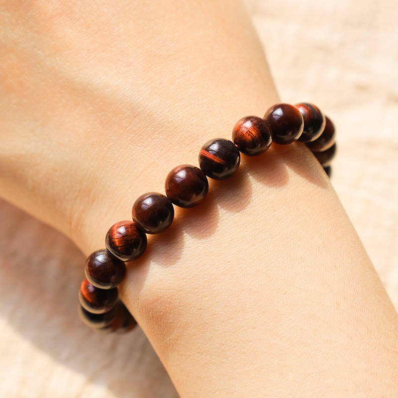 Buddha Stones Natural Tiger Eye Healing Bead Bracelet - image 3