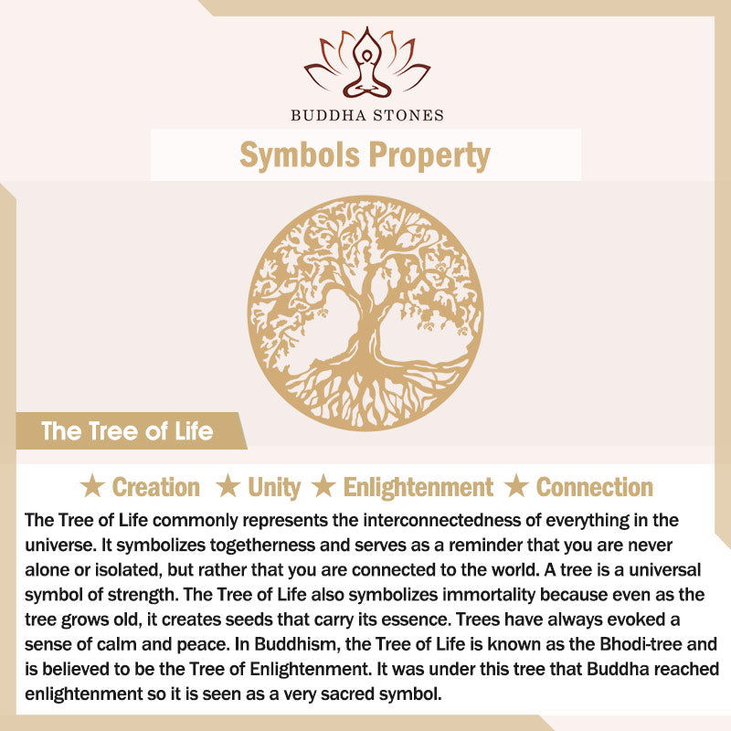 Buddha Stones Natural Quartz Crystal Tree Of Life Healing Energy Necklace Pendant - image 44