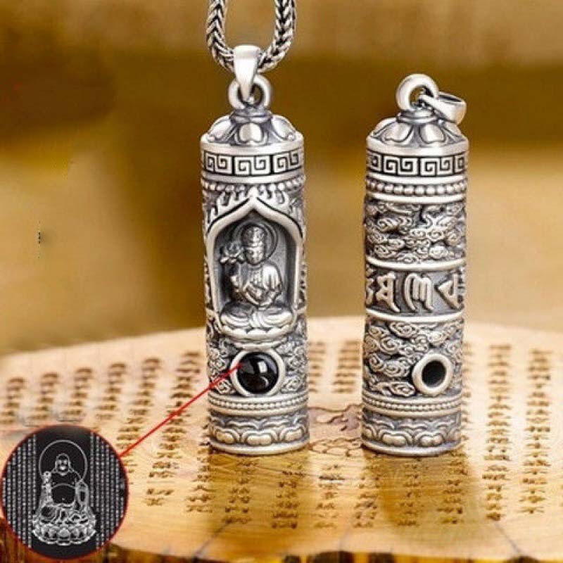 Chinese Zodiac Natal Buddha Projection Prosperity Necklace Pendant - image 4
