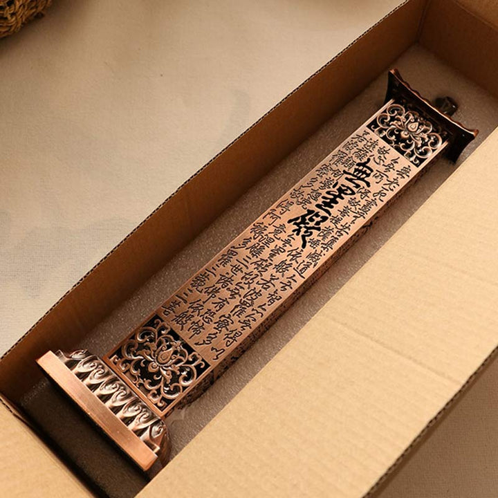 Heart Sutra Alloy Incense Holder Healing Home Decoration Incense Burner - image 14