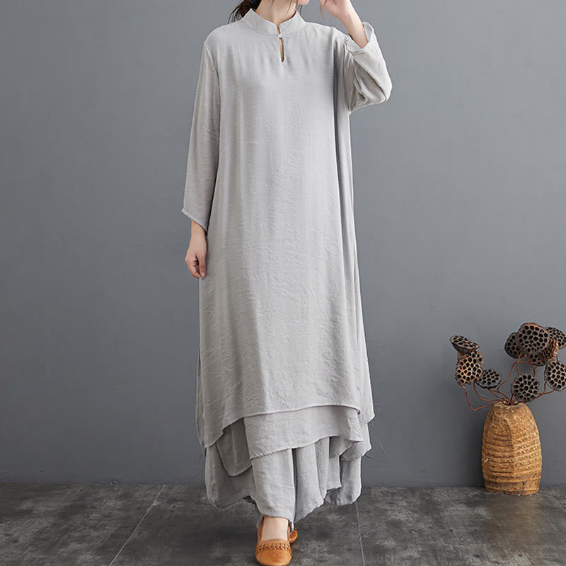 Simple Pattern Meditation Prayer Spiritual Zen Practice Yoga Clothing Women's Set - image 16