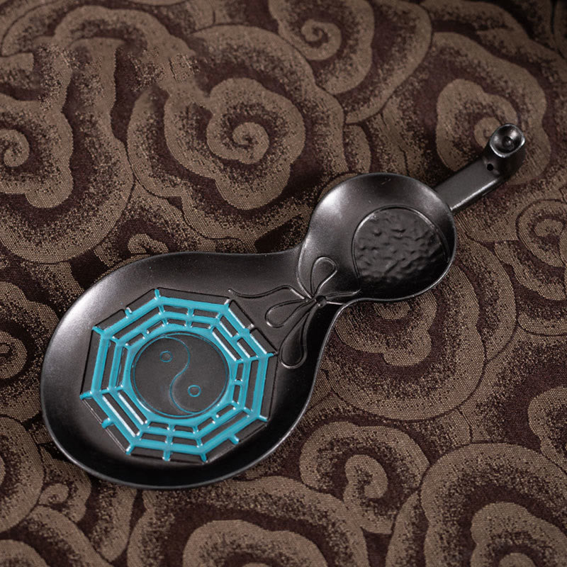 Gourd Yin Yang Bagua Copper Blessing Incense Burner Decoration - image 2