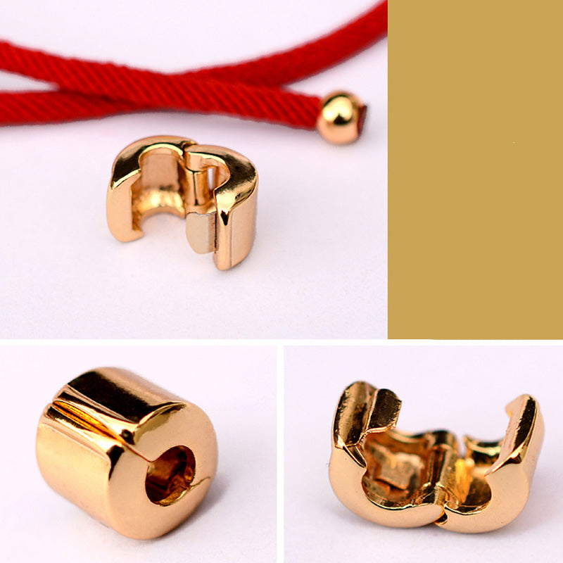 Buddha Stones 24K Gold-Plated PiXiu Luck Red String Bracelet - image 8