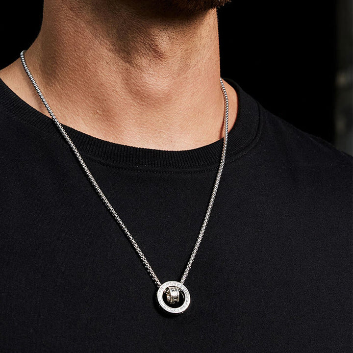 Buddha Stones Tibetan Om Mani Padme Hum Carved Peace Purity Chain Necklace Pendant - image 13