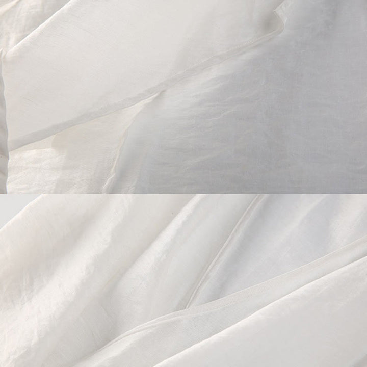 Simple White Beige Pattern Meditation Spiritual Zen Practice Yoga Clothing Women's Clothes - image 6