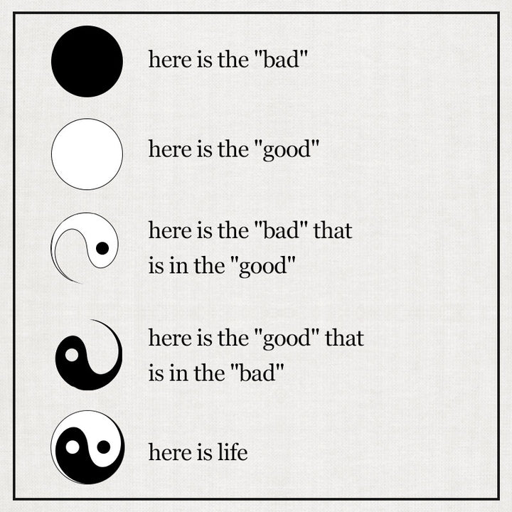 Buddha Stones 2pcs Yin Yang Hematite Couple Bracelet - image 4