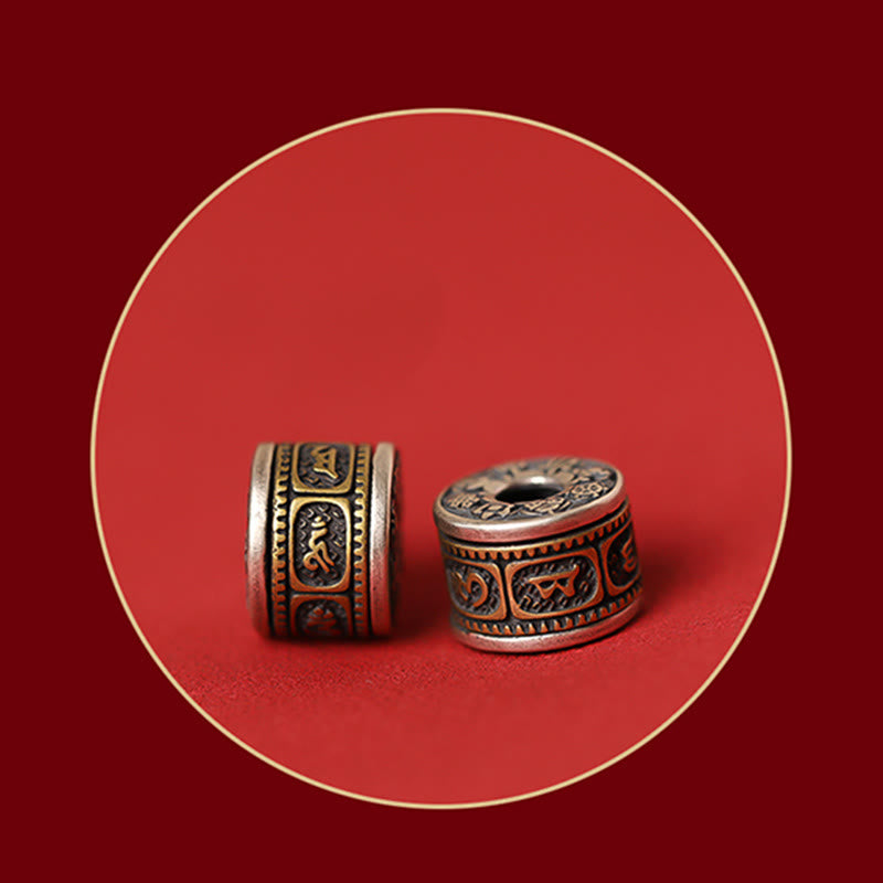 Buddha Stones 925 Sterling Silver Chinese Zodiac Natal Buddha Cinnabar Om Mani Padme Hum Calm Bracelet - image 11