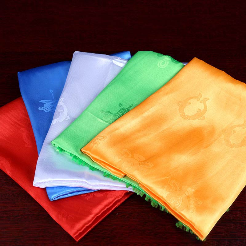 Tibetan Blessing Auspicious 5 Colors Khata Decoration - image 2