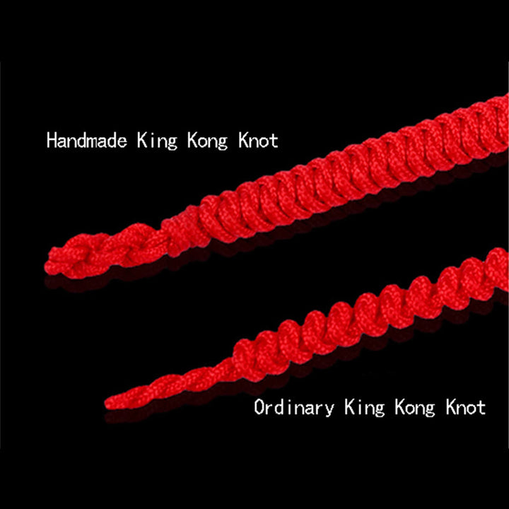 Buddha Stones Tibetan Handmade Multicolored Thread King Kong Knot Strength Braid String Bracelet - image 7