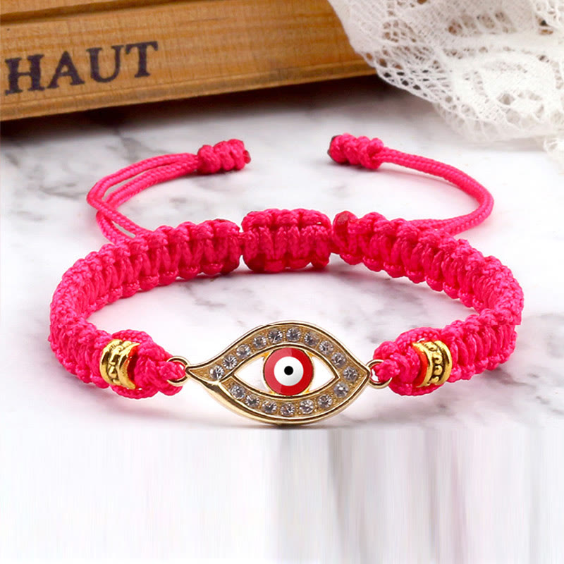 Buddha Stones Evil Eye Keep Away Evil Spirits String Bracelet