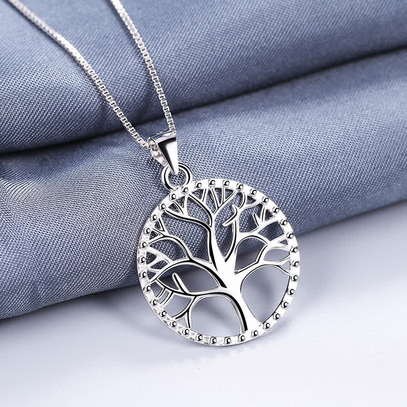 Buddha Stones The Tree of Life 925 Sterling Silver Creation Necklace Pendant - The Tree of Life - image 1