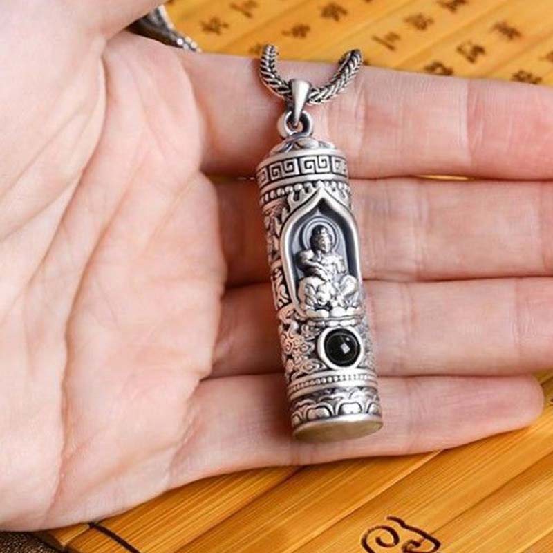 Chinese Zodiac Natal Buddha Projection Prosperity Necklace Pendant - image 9