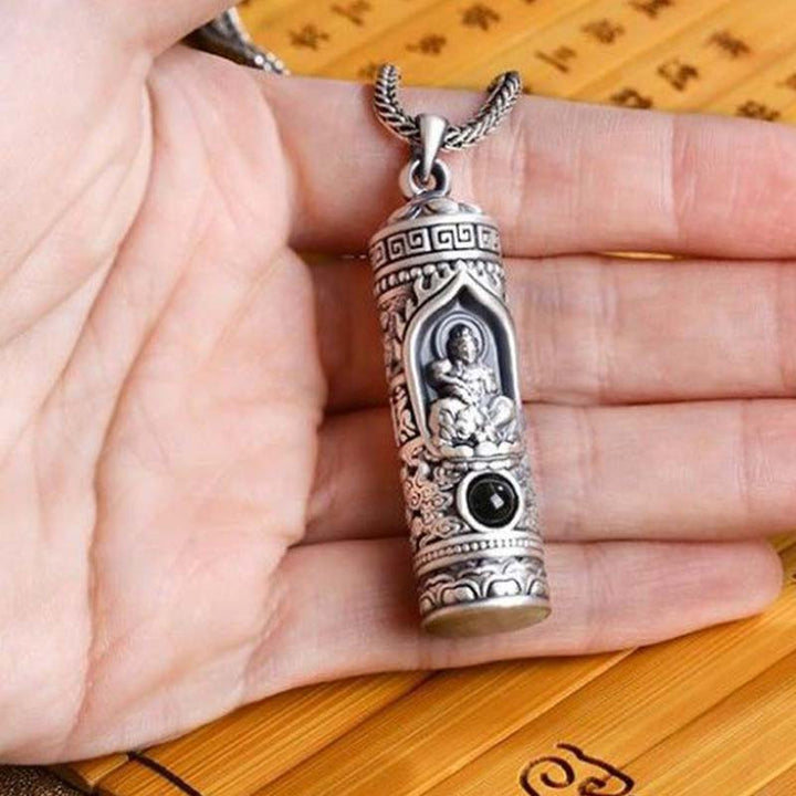 Chinese Zodiac Natal Buddha Projection Prosperity Necklace Pendant - image 9