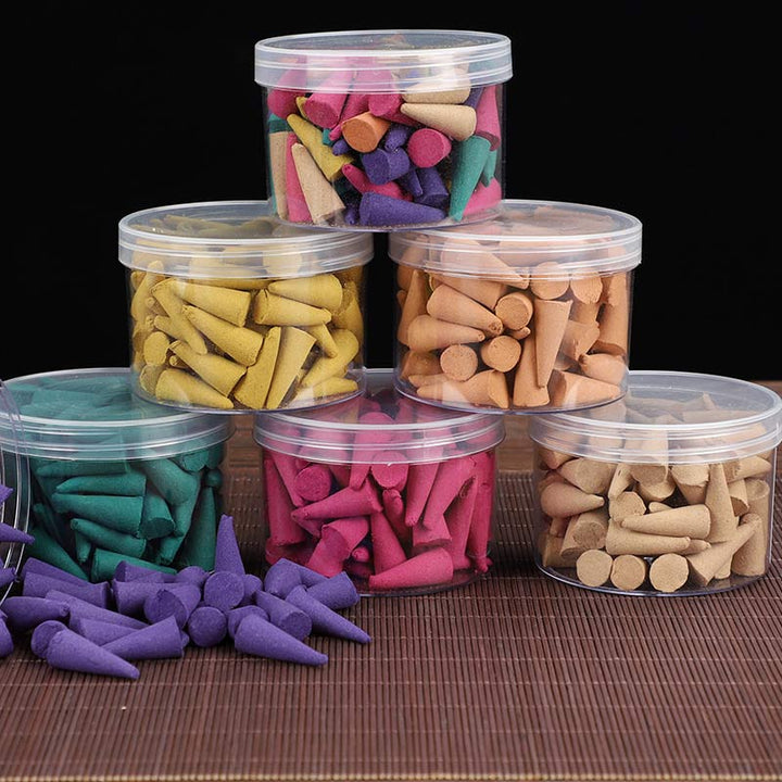 Buddha Stones Mixed Scented Tower Incense Cones - image 4