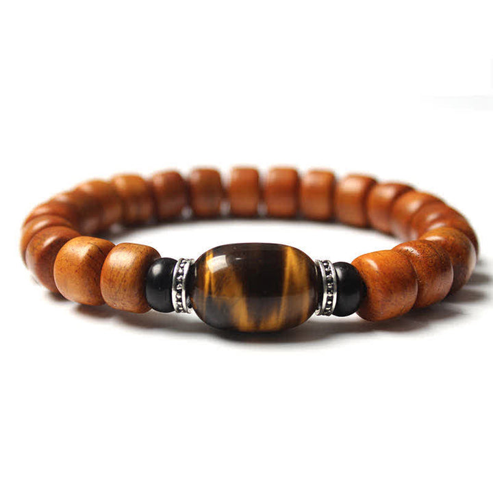 Buddha Stones Tibetan Bone Beads Om Mani Padme Hum Strength Bracelet
