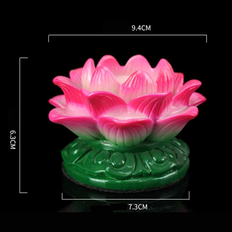 Meditation Prayer Altar Lotus Flower Candle Holder Buddhist Temple Rituals Use Items - Lotus Candle Holder - image 2